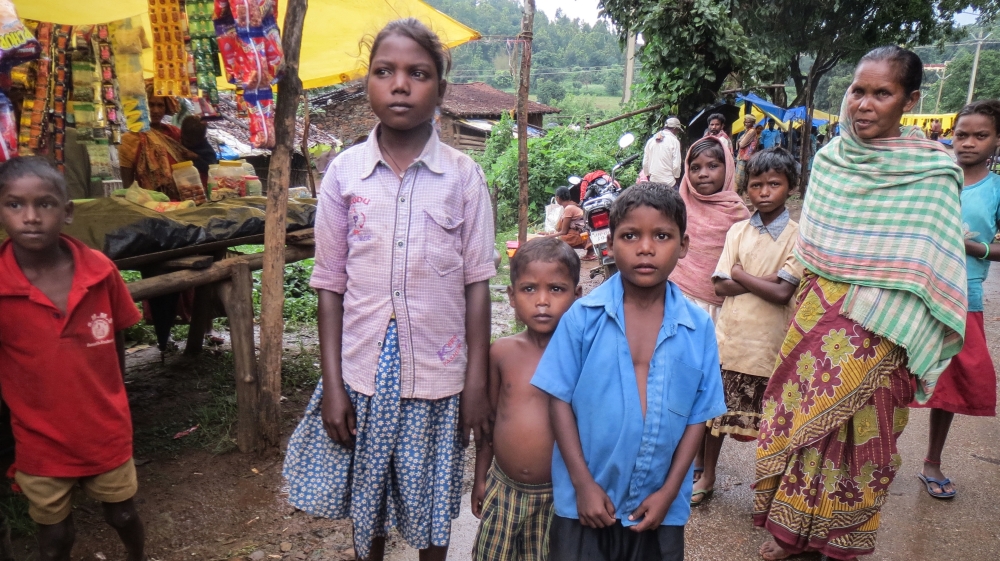 Villagers say the government school in Kochang has now been occupied by paramilitary forces [Anumeha Yadav/ Al Jazeera]
