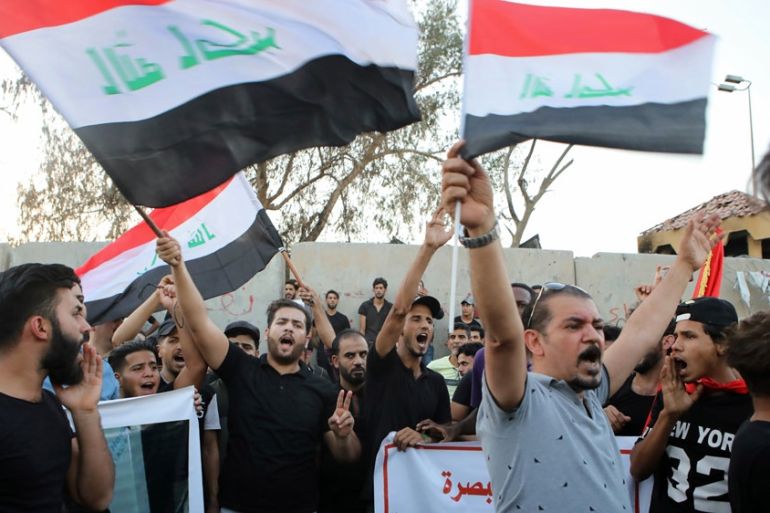 Iraq protests in Basra