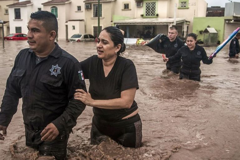 Mexico flood Sinaloa
