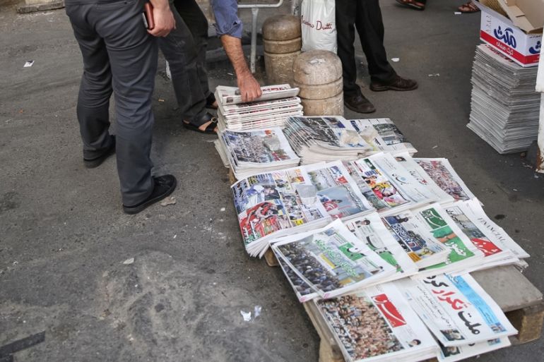 Iran newspapers