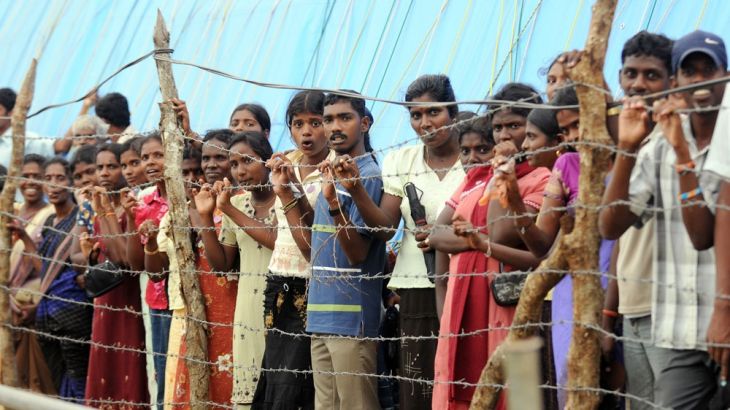 Displaced Tamil civilians, Sri Lanka