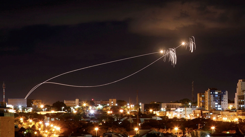 Israel's Iron Dome anti-missile system intercepted several rockets launched from Gaza [Reuters]
