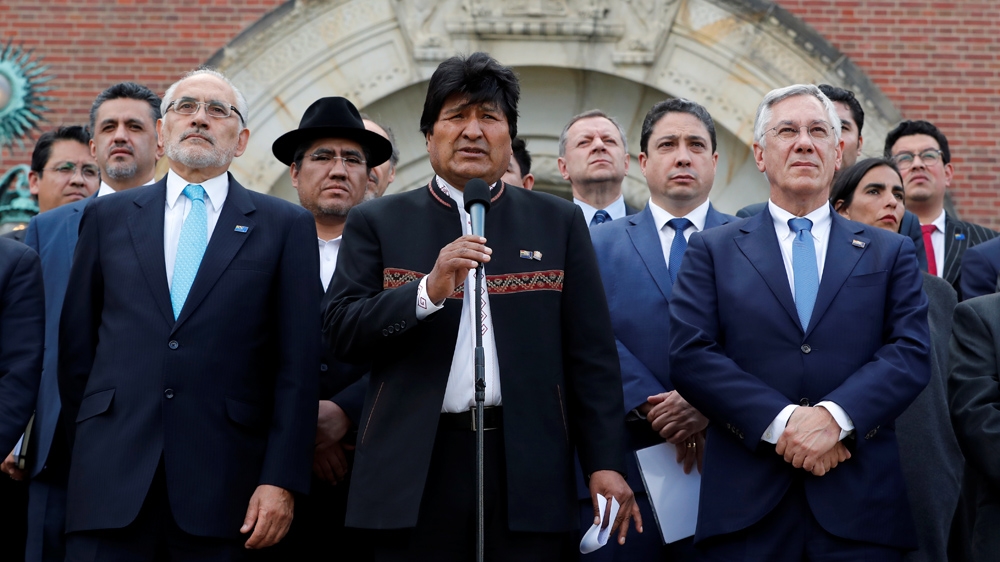 Bolivian President Evo Morales has been accused of using the territorial dispute as a campaign issue [Yves Herman/Reuters]