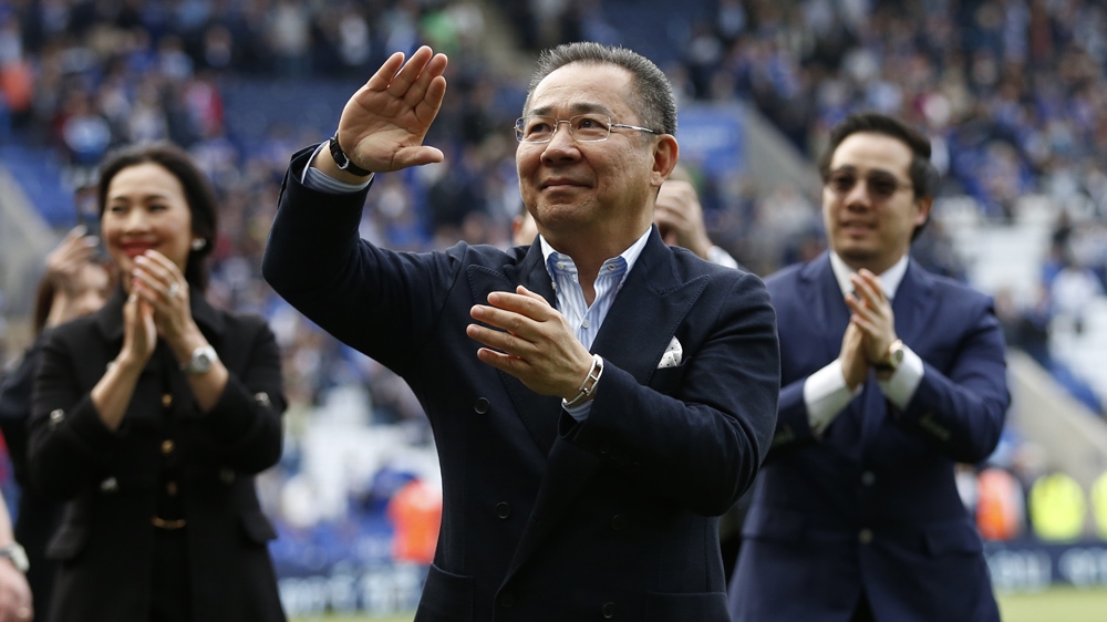 Vichai helped Leicester beat 5,000-to-1 odds to claim Premier League victory in 2016 [File: Andrew Boyers/Reuters]