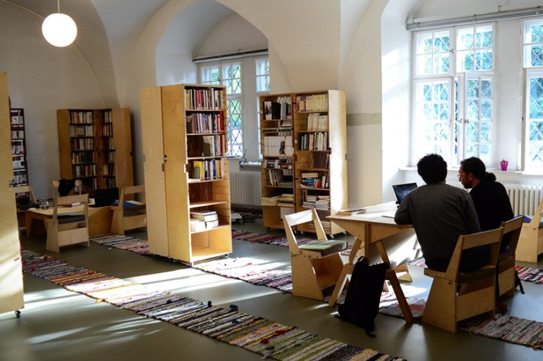 first Arabic library in Berlin by Marta Vidal