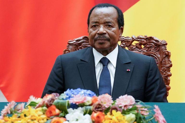 FILE PHOTO: President of Cameroon Paul Biya