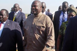 South Sudan rebel leader Riek Machar