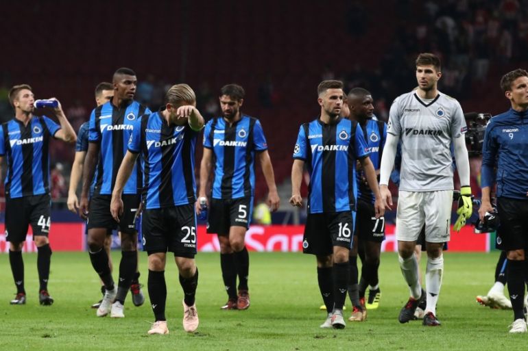 Champions League - Group Stage - Group A - Atletico Madrid v Club Brugge