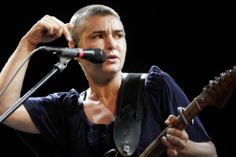 Irish singer Sinead O''Connor performs on stage during the Positivus music festival in Salacgriva