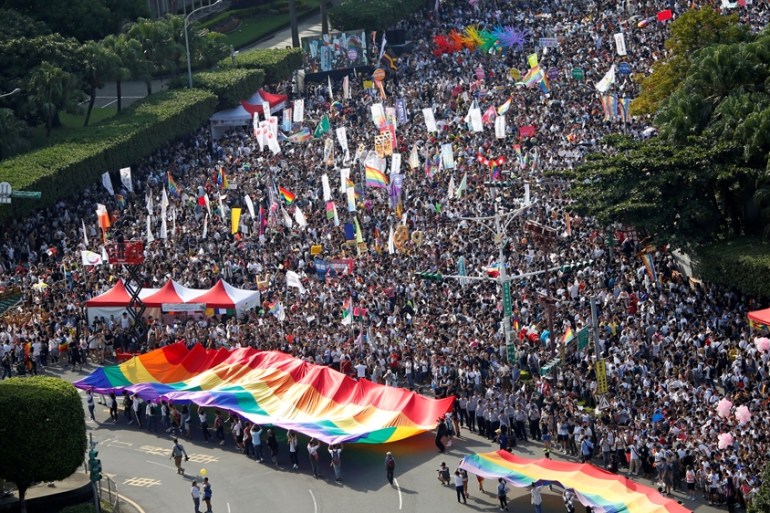 LGBT pride parade in Taiwan