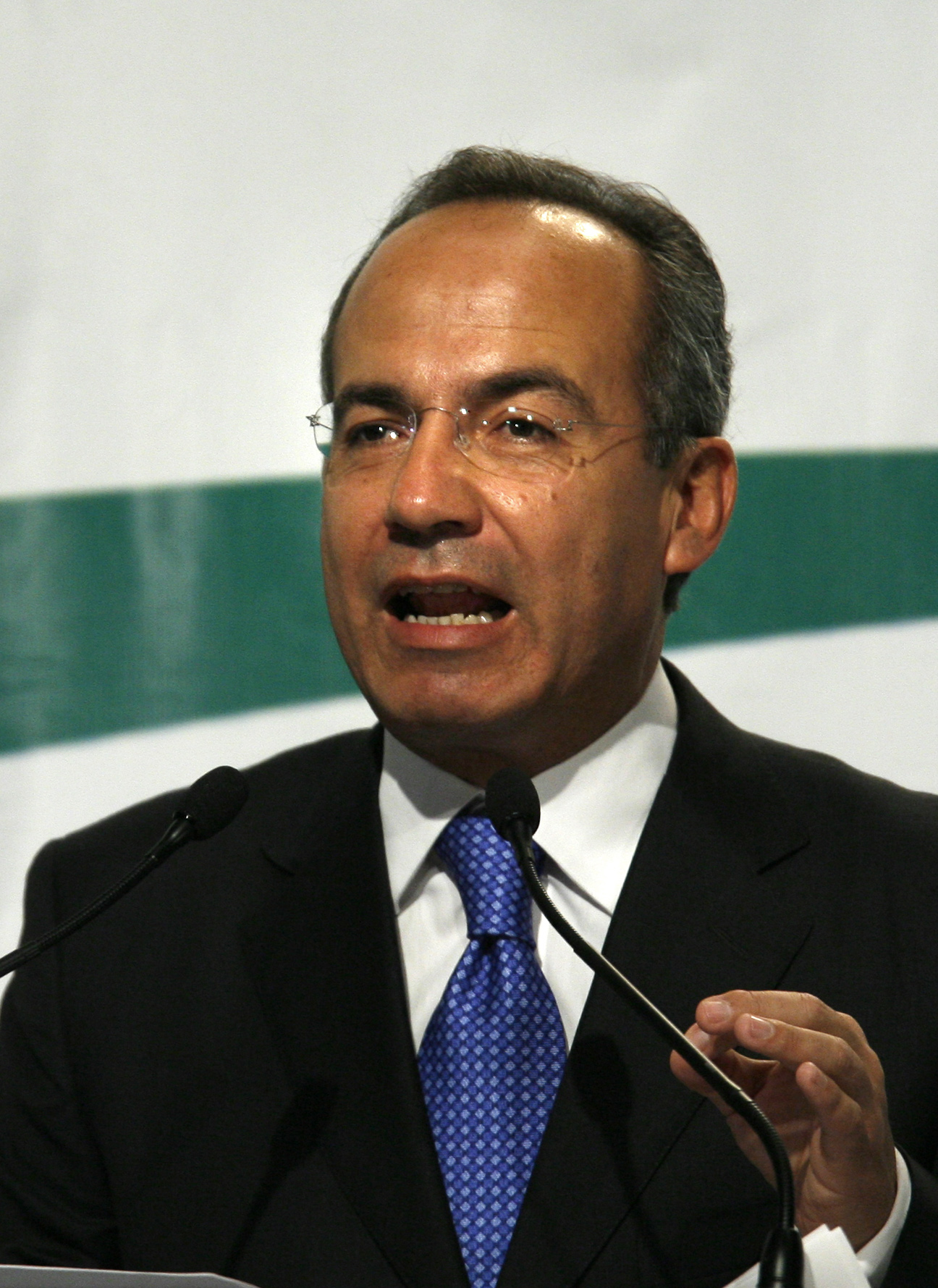 Calderon launched the war on drugs that killed more than 200,000 people since 2006 [File: Dario Lopez-Mills/AP] 