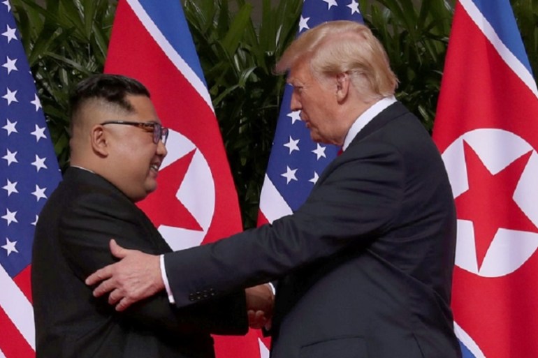 Trump Kim Singapore Summit Reuters