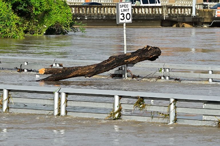 Raging floodwaters in central Texas prompt evacuations