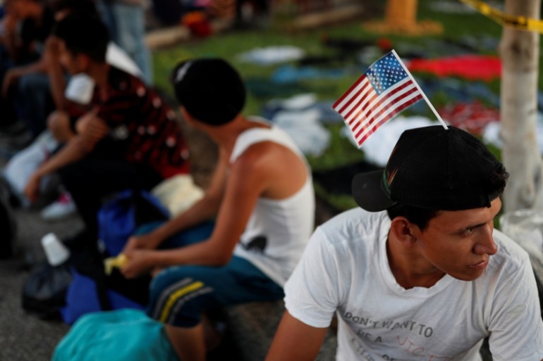 Migrant caravan op-ed photo - Reuters