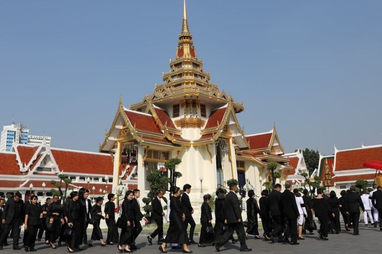 Thailand funeral