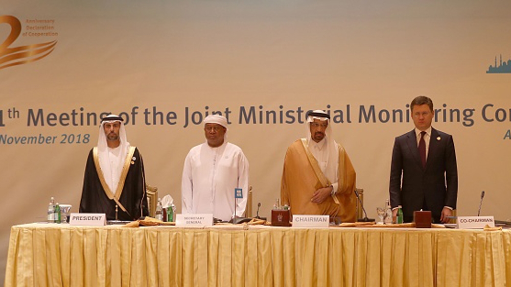 Representatives from here major oil producers met in Abu Dhabi at the weekend [Karim Sahib/AFP/Getty Images]