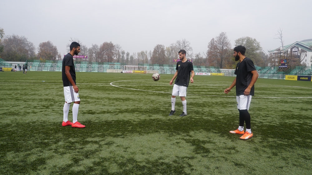 Real Kashmir FC are preparing for a big game on Tuesday against India's Mohun Bagan [Shuaib Bashir/Al Jazeera]