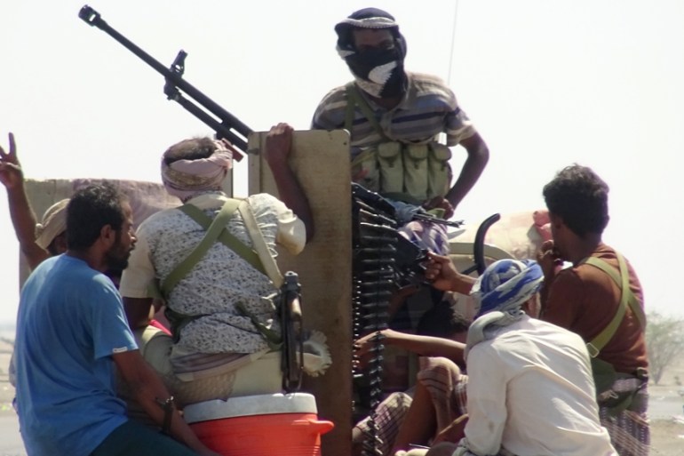 Yemeni forces in the port city of Hodeidah