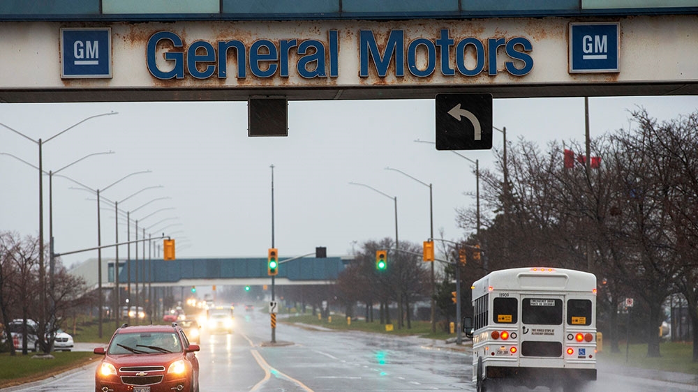The General Motors assembly plant in Oshawa, Ontario, Canada [Carlos Osorio/Reuters] 