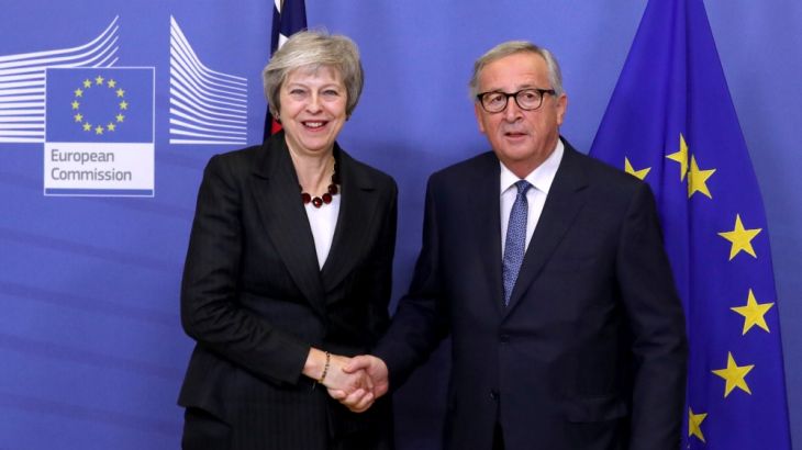 EU Brexit May Juncker