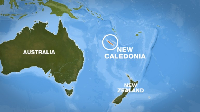 نقشه کالدونیای جدید