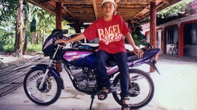 Malaysian restaurant worker Shahrul Izani Suparman at the age of 18 [Family photo/Al Jazeera]