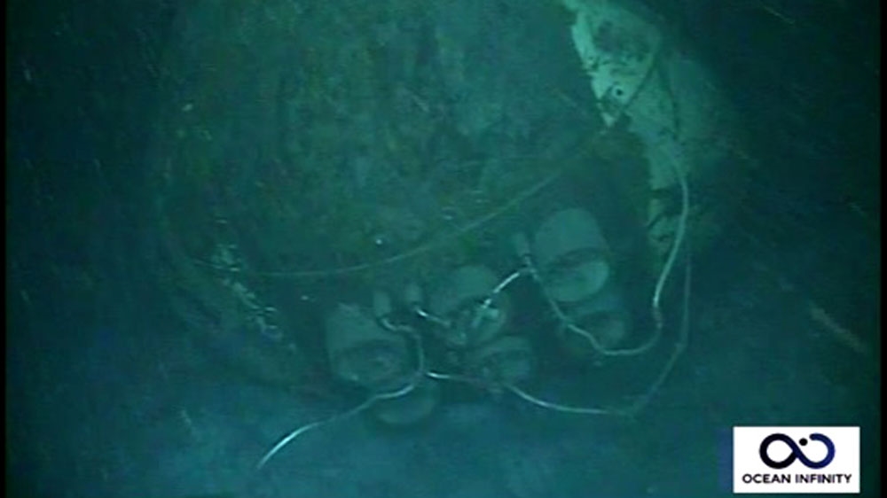 Pressure at the 907-metre depth reaches more than 90 bar [Argentina's navy press office/AFP]