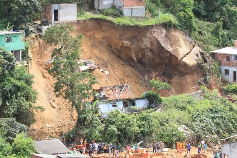 At least 10 dead in Brazil landslide