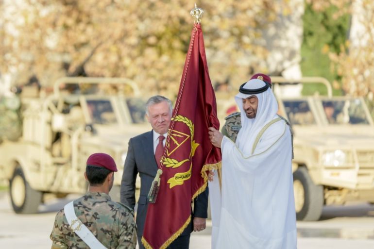 jordan king abu dhabi crown prince brigade renaming
