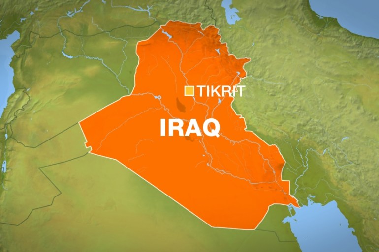 Iraq Tikrit Map - web