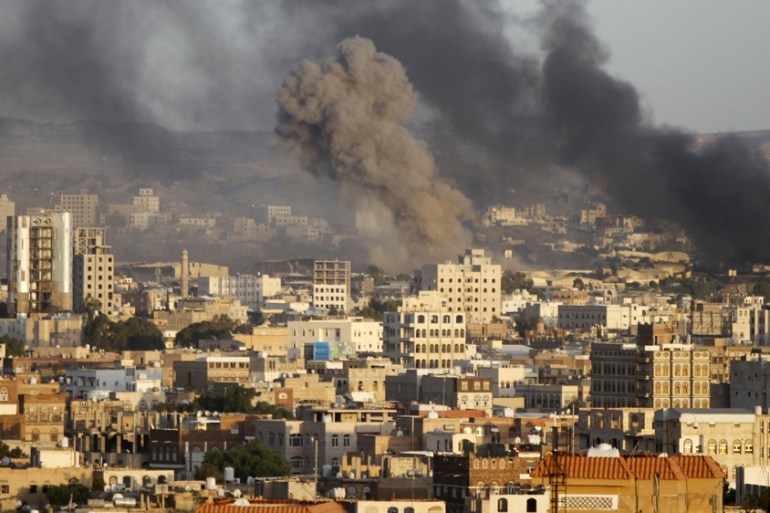 Yemen air strike on Sanaa [File]