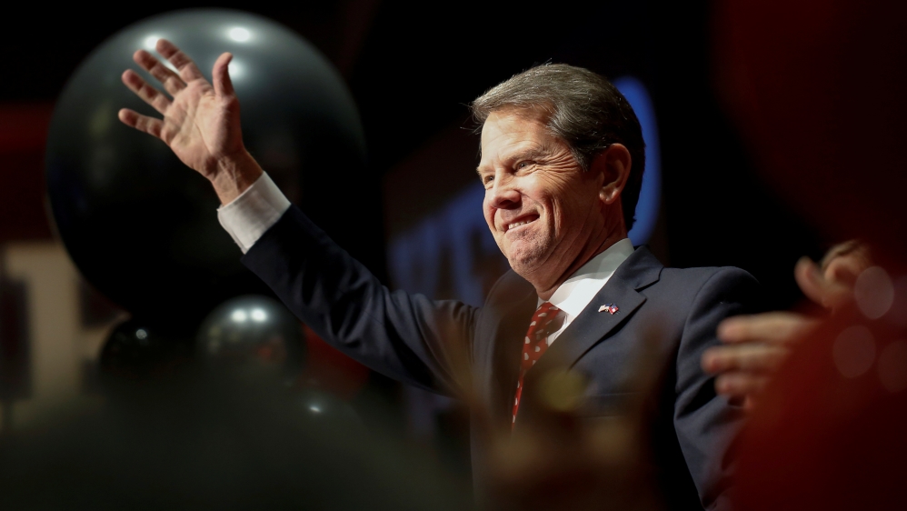 Kemp had been secretary of state since 2010 [Chris Aluka Berry/Reuters]