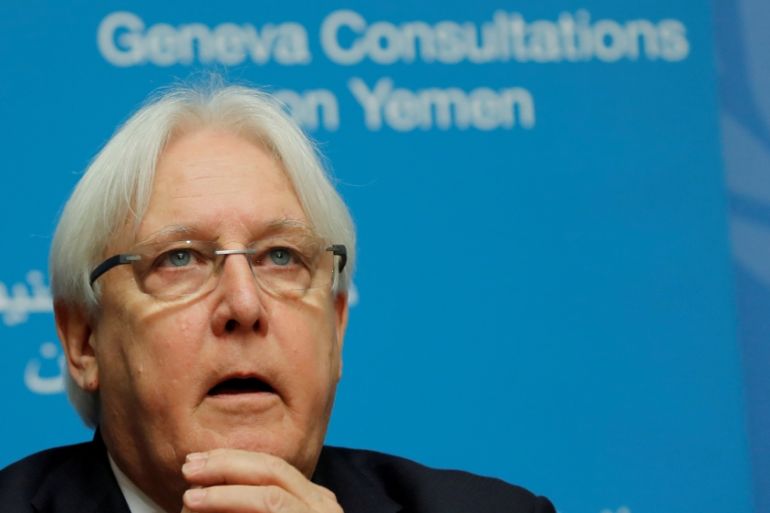 UN envoy Martin Griffiths attends a news conference on Yemen talks at the United Nations in Geneva, Switzerland September 8, 2018