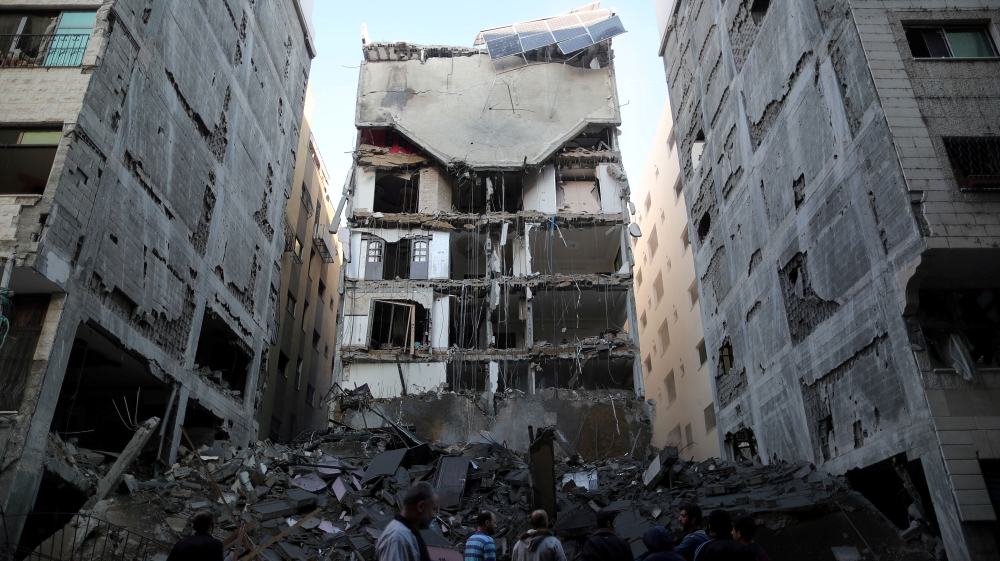 Ahmed Nasser: 'We had no idea this building would ever become a target' [Suhaib Salem/Reuters]