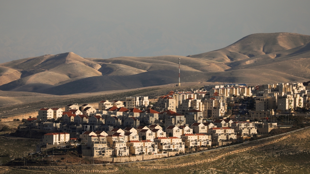 The planned E1 corridor will connect illegal Israeli settlements, such as Maale Adumim above, to Jerusalem, killing any chance of territorial contiguity for Palestinians in the occupied West Bank [Ammar Awad/Reuters]