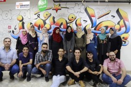 A group of young Palestinian coders