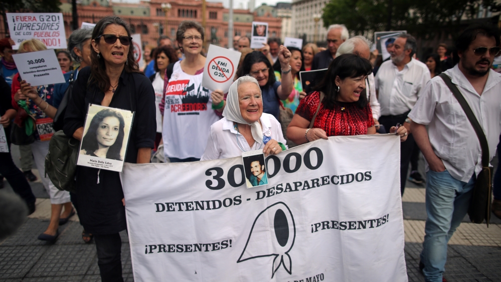 Mothers of Argentina's disappeared march against G20 | Human Rights News | Al Jazeera