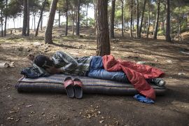 morocco tangier forest sub-saharan migrants