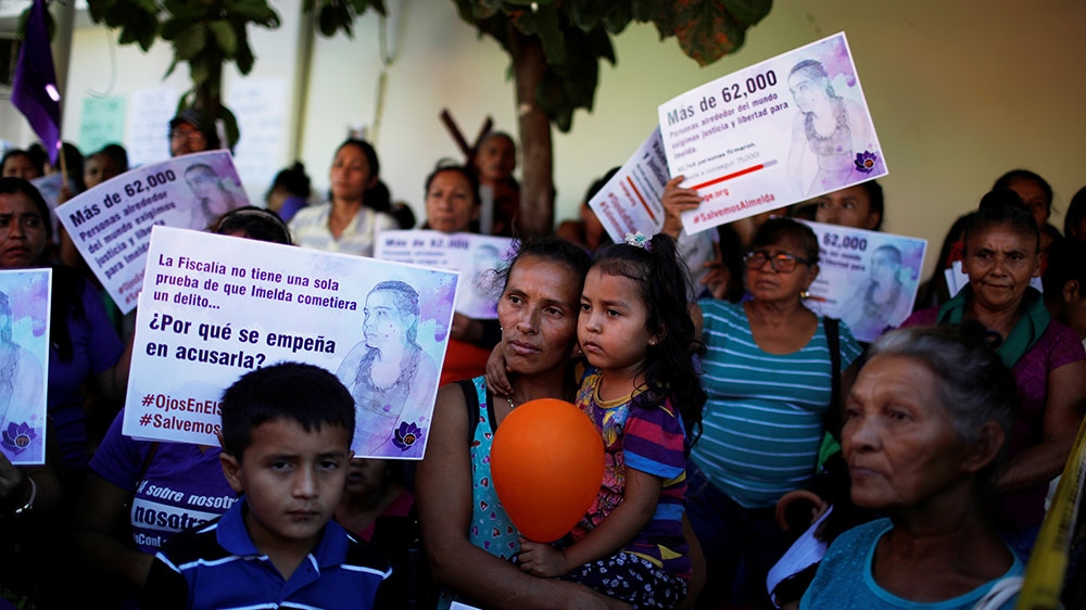 Lawyers have identified at least 24 women who are currently imprisoned for abortion related crimes in El Salvador [Jose Cabezas/Reuters]