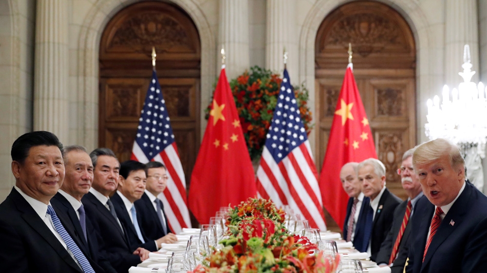 The US-China trade war was one of the key issues at December's G20 summit [File: Kevin Lamarque/Reuters]