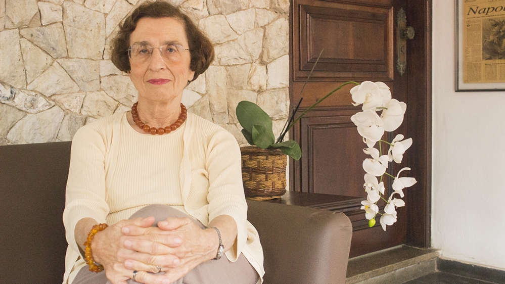Anita Leocadia Prestes, Olga's daughter, is a retired professor and historian who has written about her parents [Photo courtesy of the Sao Paulo-based Boitempo publishing house, which published Anita's most recent book]