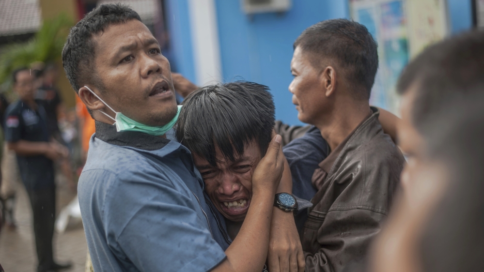 More than 220 people were killed in the tsunami [Fauzy Chaniago/AP]
