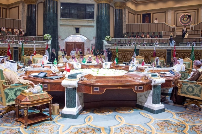 General view of the Gulf Cooperation Council''s (GCC) Leaders meeting in Riyadh