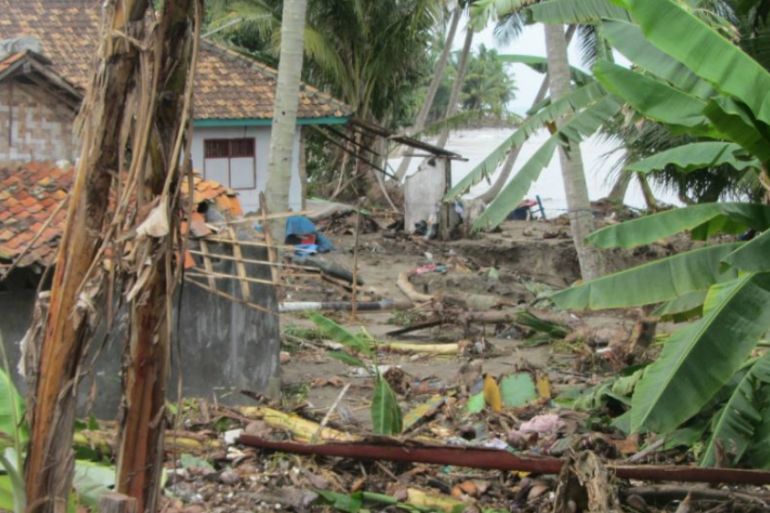 Indonesia tsunami, Rajabasa village