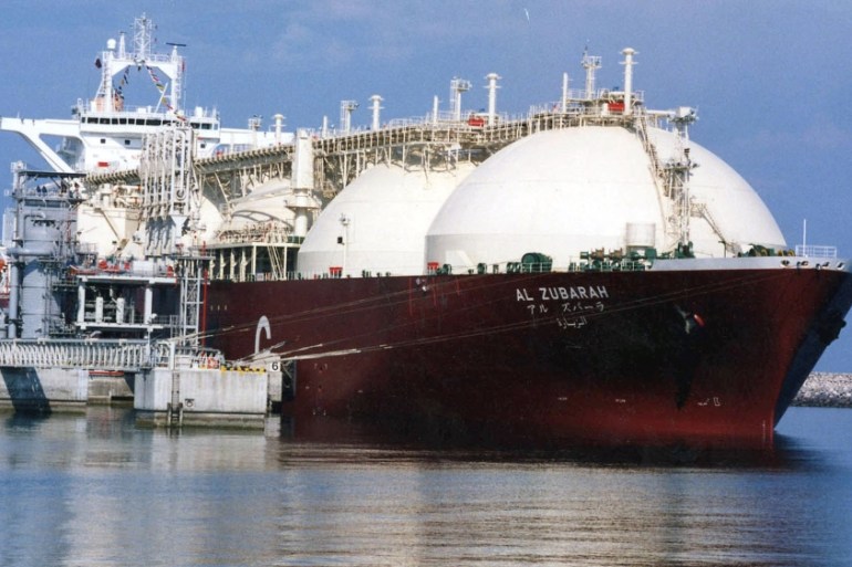 LNG at Raslaffans Sea Port,