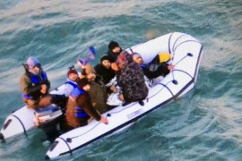 English Channel migrants