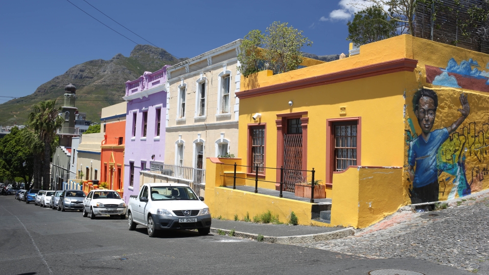 The colourful low-rises of Bo Kaap [Erica Jenkin/Al Jazeera]