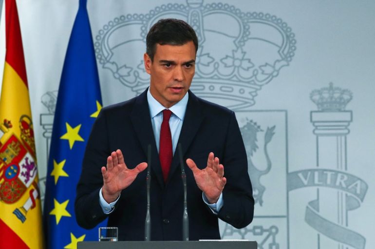 Spanish PM Pedro Sanchez