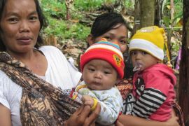 Indonesian Residents Seek Shelter In The Mountains