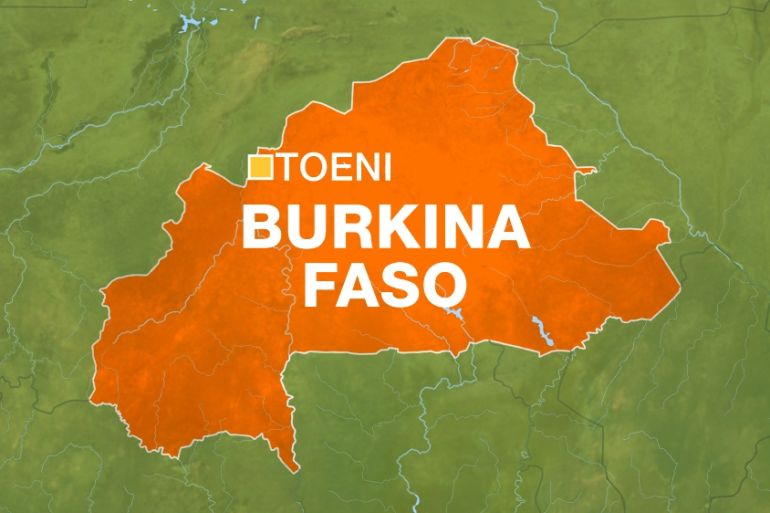 Burkina Faso showing Toeni